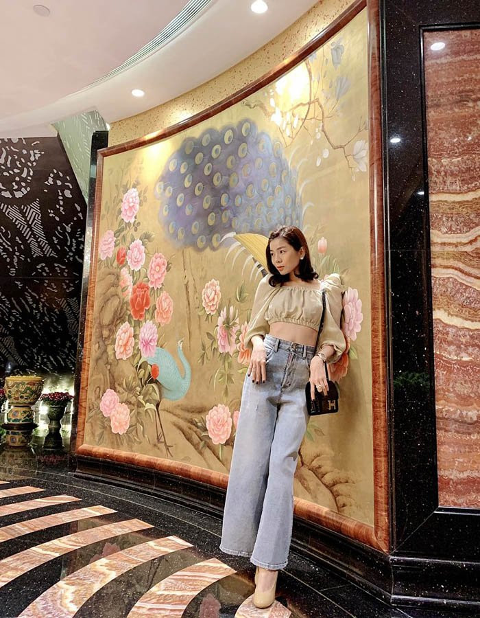 cham ngo 40, le quyen van an dut gai xuan thi voi loat kieu phoi do cung quan jeans - 6