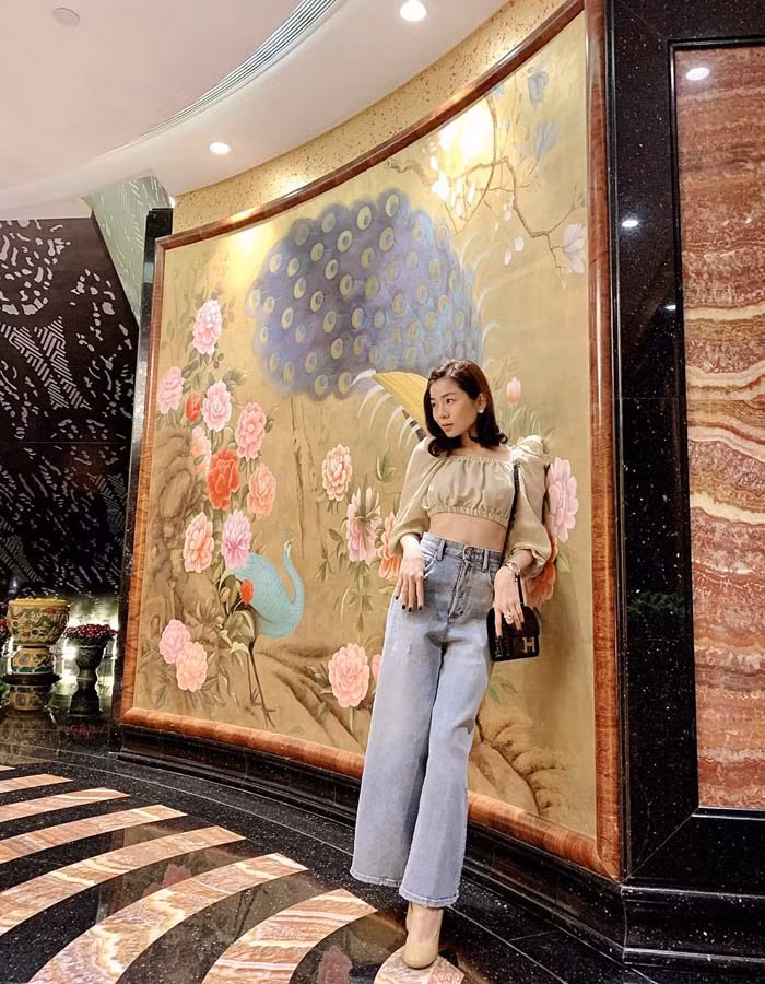 cham ngo 40, le quyen van an dut gai xuan thi voi loat kieu phoi do cung quan jeans - 6