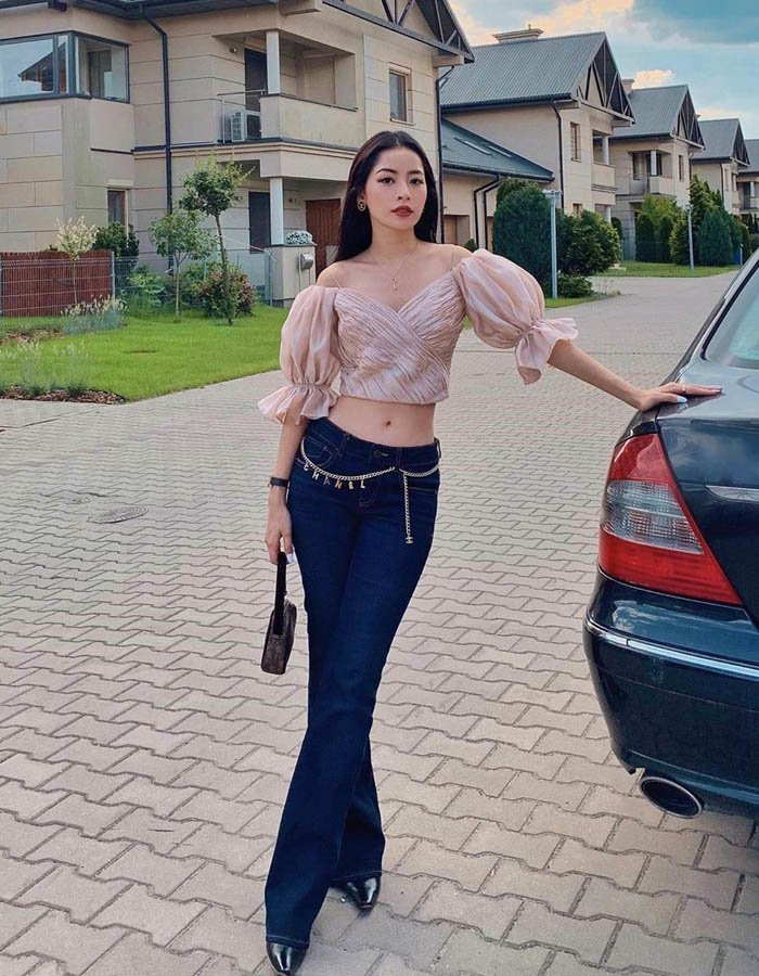 cham ngo 40, le quyen van an dut gai xuan thi voi loat kieu phoi do cung quan jeans - 8