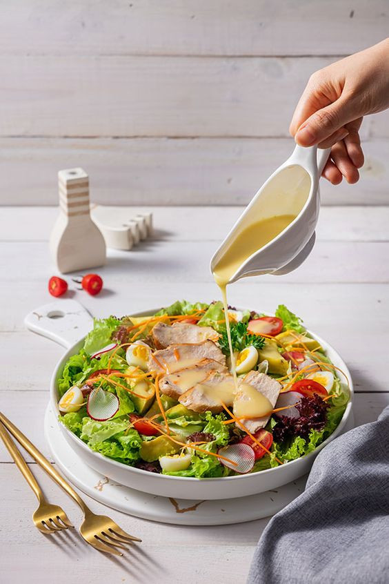 Xà lách với thịt Xà lách với thịt