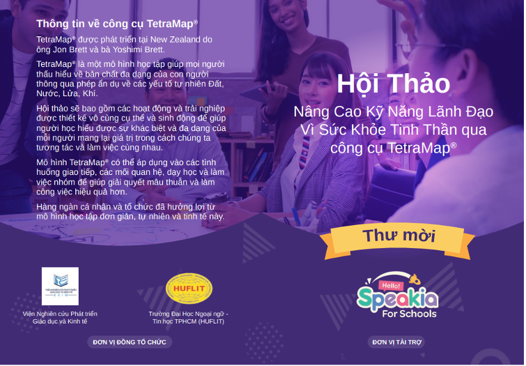 Nâng cao kỹ năng lãnh đạo vì sức khỏe tinh thần qua công cụ TetraMap®