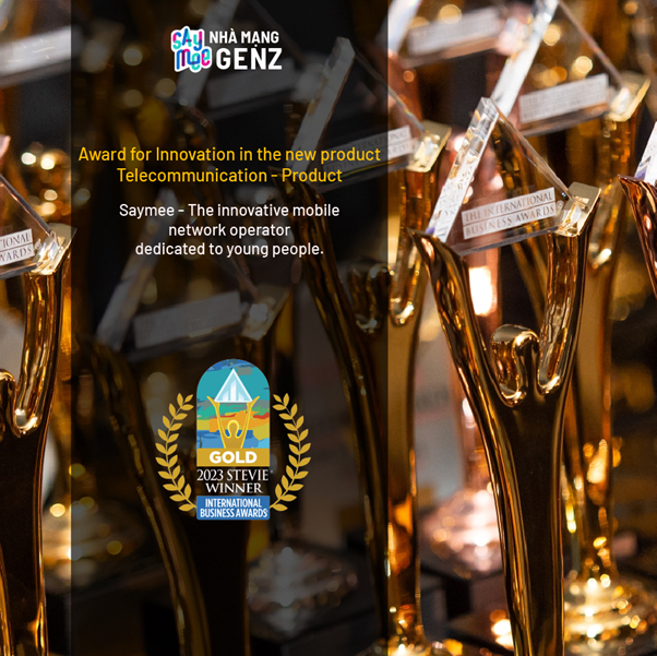 Cúp vàng hạng mục Sản phẩm mới thuộc Giải thưởng kinh doanh quốc tế (IBA), Stevie Awards 2023 Cúp vàng hạng mục Sản phẩm mới thuộc Giải thưởng kinh doanh quốc tế (IBA), Stevie Awards 2023