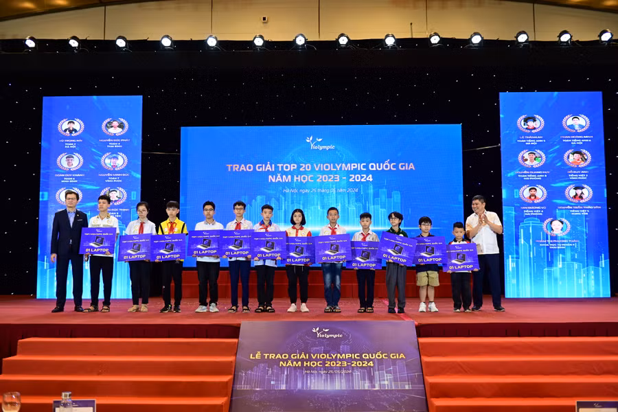Top 20 học sinh xuất sắc nhất Violympic Quốc gia 2023 - 2024