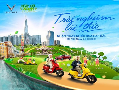 Trải nghiệm lái thử xe VinFast và nhận nhiều phần quà hấp dẫn tại “Ngày Hội Xanh”. Trải nghiệm lái thử xe VinFast và nhận nhiều phần quà hấp dẫn tại “Ngày Hội Xanh”.