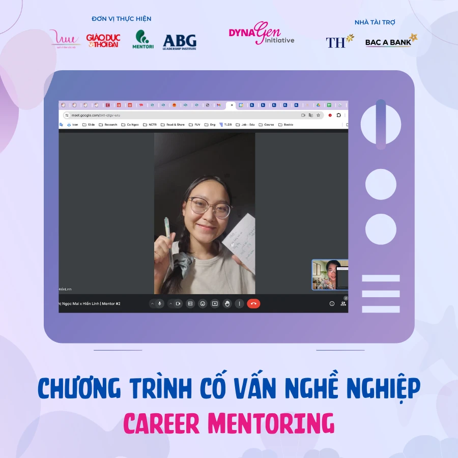 Sinh viên DynaGen Initiative được kết nối 1-1 với Mentor của mình.