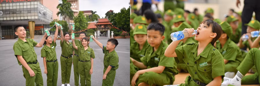 Vinamilk góp thêm niềm vui cho mùa hè ý nghĩa của các “chiến sĩ công an nhí”