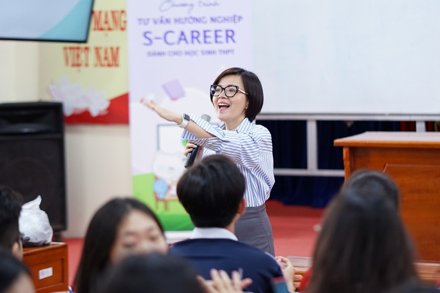 Bà Trần Thị Ngọc Thủy, người sáng lập – Giám đốc SiF Career, đối tác đồng hành cùng Shinhan Life trong chương trình S-Career