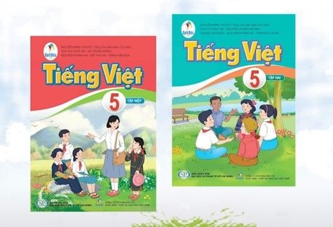 SGK Tiếng Việt Tập 1 và 2 lớp 5 bộ Cánh Diều.