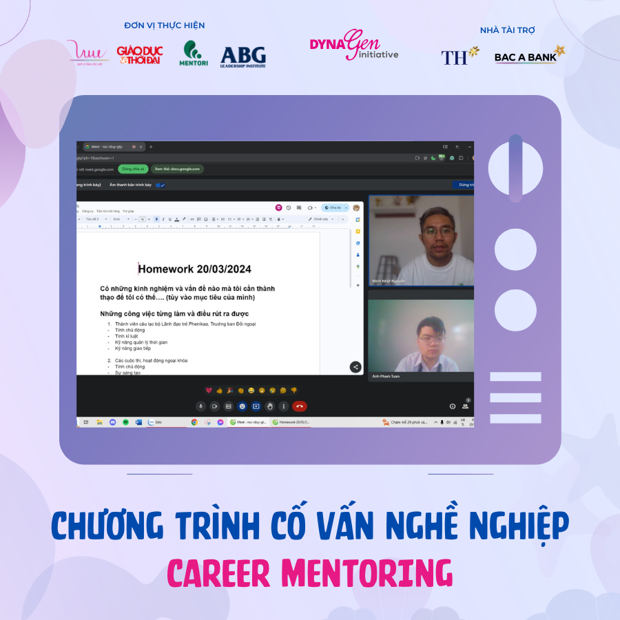Những bài tập của Mentor giúp Mentee hiểu bản thân mình hơn
