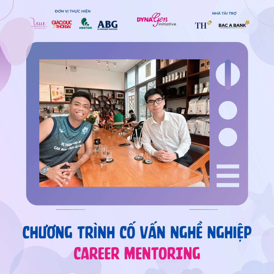 Buổi cố vấn trực tiếp giữa Mentor (bên trái) và Mentee (bên phải)