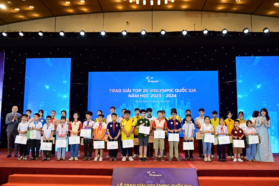 Lễ trao giải Violympic Quốc gia Violympic 2023 - 2024.