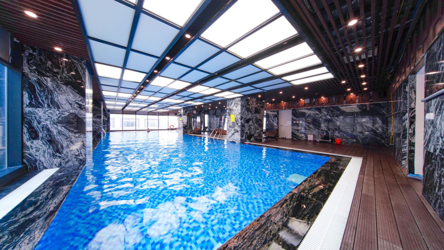 Bể bơi bốn mùa - một trong những tiện ích sức khỏe tại Sunshine City Bể bơi bốn mùa - một trong những tiện ích sức khỏe tại Sunshine City