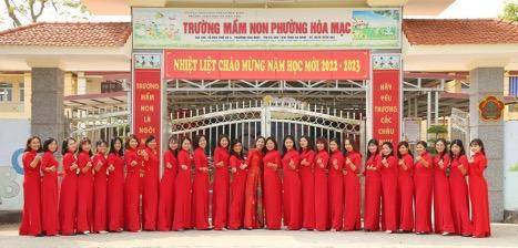 Đội ngũ giáo viên Trường Mầm non phường Hòa Mạc Đội ngũ giáo viên Trường Mầm non phường Hòa Mạc