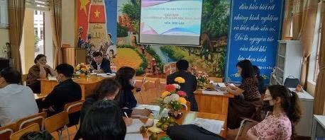 Giao ban chuyên môn tạo cơ hội cho giáo viên học tập lẫn nhau