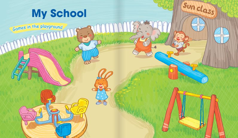 Minh họa trong bộ sách Eduplay Friends