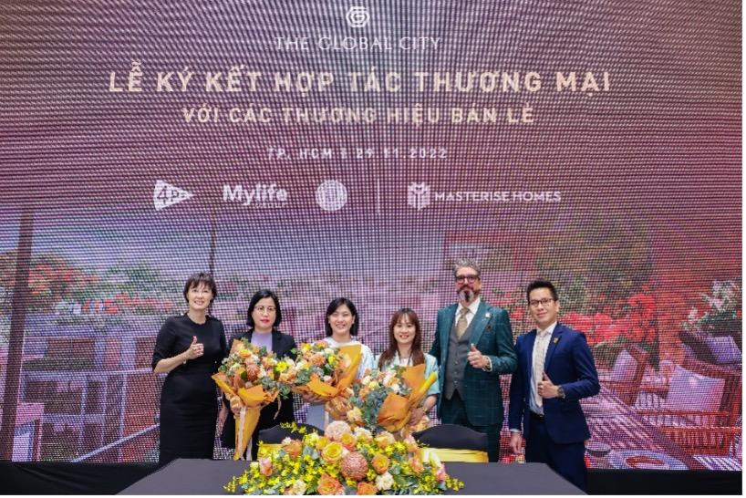 Masterise Homes ký kết hợp tác cùng các thương hiệu F&B nổi tiếng vào sáng cùng ngày, các thương hiệu sẽ có mặt tại The Global City trong thời gian tới Masterise Homes ký kết hợp tác cùng các thương hiệu F&B nổi tiếng vào sáng cùng ngày, các thương hiệu sẽ có mặt tại The Global City trong thời gian tới