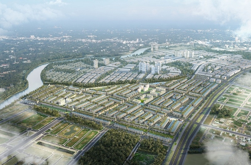 Phối cảnh dự án T&T City Millennia tại Long An là đại đô thị với quy mô 267,3 ha. Phối cảnh dự án T&T City Millennia tại Long An là đại đô thị với quy mô 267,3 ha.