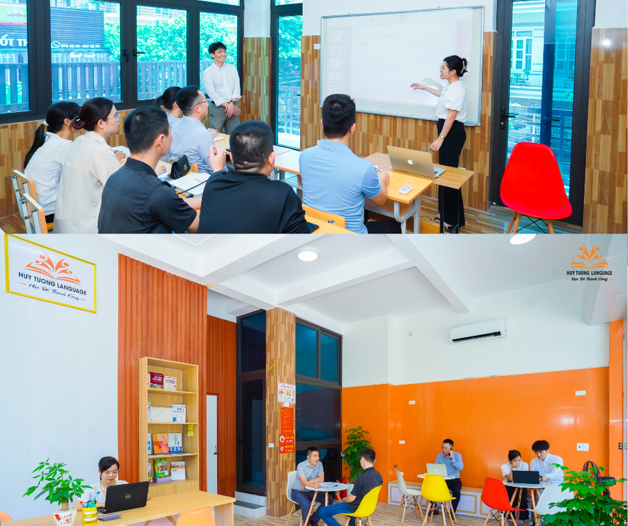 Môi trường học tập chuyên nghiệp tại Huy Tường.