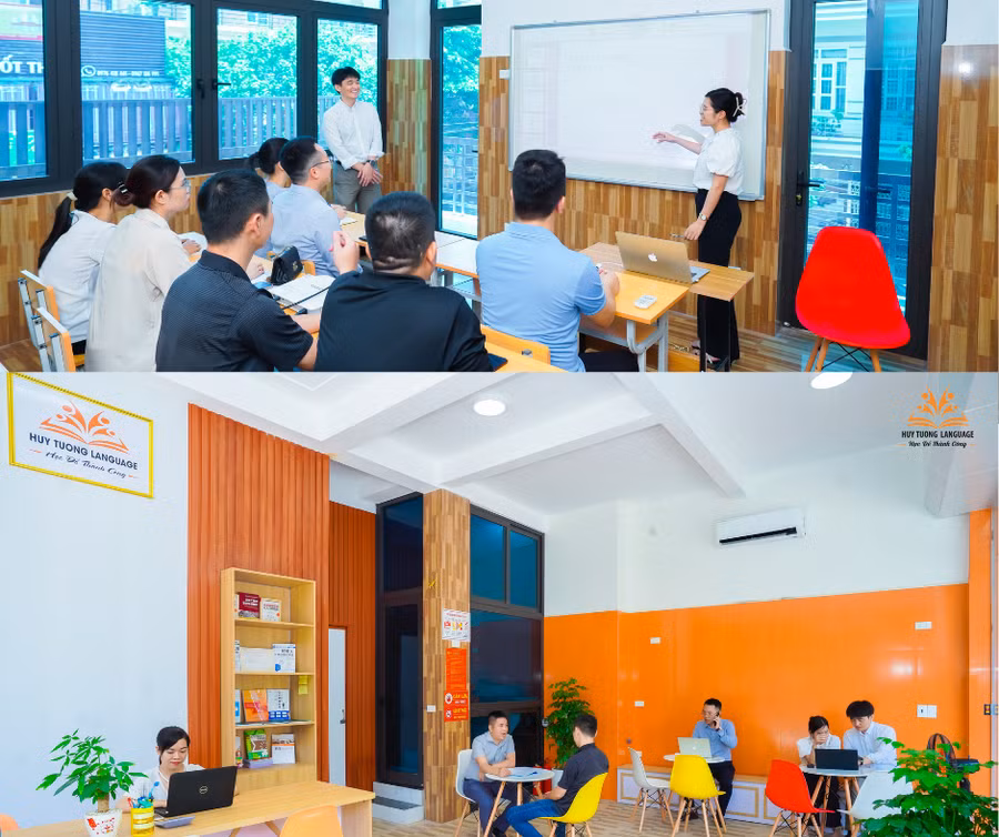 Môi trường học tập chuyên nghiệp tại Huy Tường.