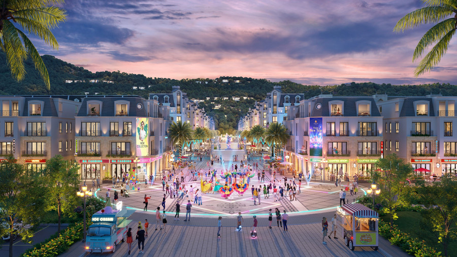 Các hoạt động sầm uất trên kênh đào sẽ kết hợp với những màn trình diễn ánh sáng - nhạc nước hiện đại, các lễ hội, sự kiện quy mô quốc tế, các hoạt động thương mại… hứa hẹn sẽ mang đến nguồn thudồi dào cho MerryLand Quy Nhơn. Các hoạt động sầm uất trên kênh đào sẽ kết hợp với những màn trình diễn ánh sáng - nhạc nước hiện đại, các lễ hội, sự kiện quy mô quốc tế, các hoạt động thương mại… hứa hẹn sẽ mang đến nguồn thudồi dào cho MerryLand Quy Nhơn.