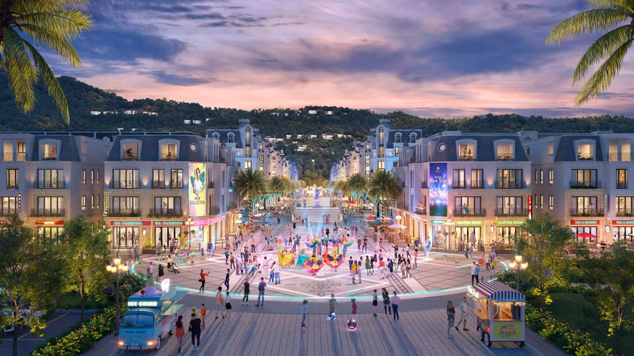 Các hoạt động sầm uất trên kênh đào sẽ kết hợp với những màn trình diễn ánh sáng - nhạc nước hiện đại, các lễ hội, sự kiện quy mô quốc tế, các hoạt động thương mại… hứa hẹn sẽ mang đến nguồn thudồi dào cho MerryLand Quy Nhơn. Các hoạt động sầm uất trên kênh đào sẽ kết hợp với những màn trình diễn ánh sáng - nhạc nước hiện đại, các lễ hội, sự kiện quy mô quốc tế, các hoạt động thương mại… hứa hẹn sẽ mang đến nguồn thudồi dào cho MerryLand Quy Nhơn.