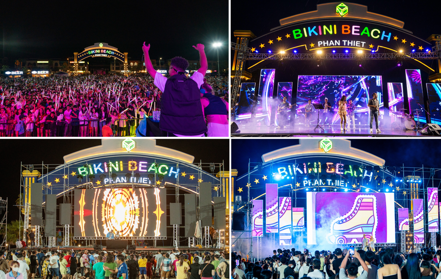 Đêm nhạc 2/9 đã khiến tất cả các du khách có mặt được thăng hoa cảm xúc với hiệu ứng đèn lazer, ánh sáng, âm nhạc đỉnh cao với sự góp mặt dàn khách mời cùng sân khấu choáng ngợp.