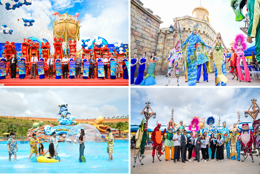 “Phát súng” đầu tiên mở màn cho NovaWorld Festival chính là Lễ khai trương Công viên nước Wonderland Water Park diễn ra vào sáng ngày 31/8