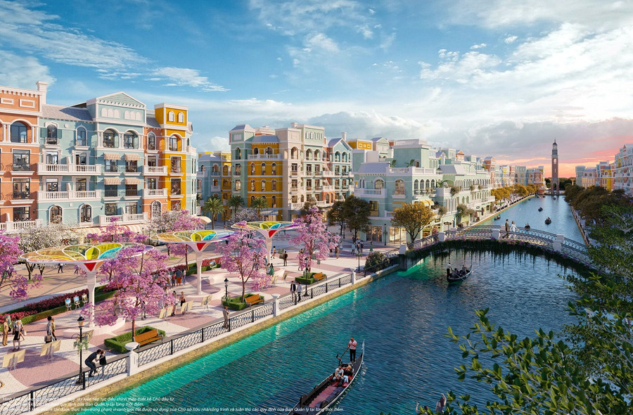Dòng sông Venice được tái hiện giữa lòng Mega Grand World – Sân khấu nghệ thuật của những show trình diễn triệu đô. Dòng sông Venice được tái hiện giữa lòng Mega Grand World – Sân khấu nghệ thuật của những show trình diễn triệu đô.