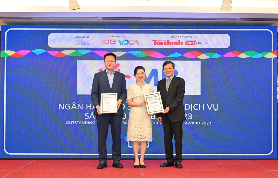 Tính năng chuyển tiền quốc tế online trên BIZ MBBank được vinh danh ở hạng mục “Ngân hàng có sản phẩm/dịch vụ sáng tạo tiêu biểu” tại giải thưởng Ngân hàng Việt Nam tiêu biểu 2022. Tính năng chuyển tiền quốc tế online trên BIZ MBBank được vinh danh ở hạng mục “Ngân hàng có sản phẩm/dịch vụ sáng tạo tiêu biểu” tại giải thưởng Ngân hàng Việt Nam tiêu biểu 2022.