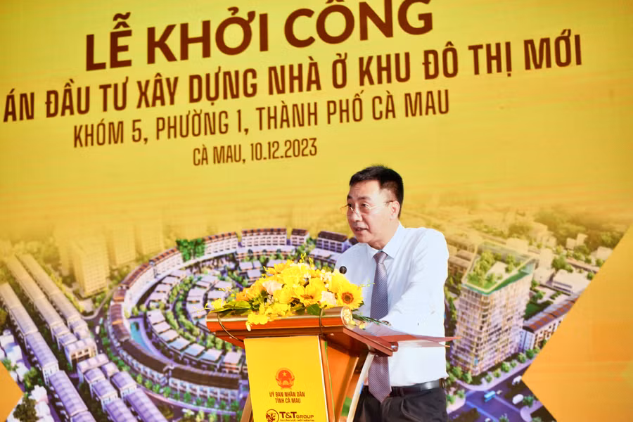 Ông Nguyễn Anh Tuấn, Phó Tổng Giám đốc Tập đoàn T&amp;T Group phát biểu tại sự kiện.