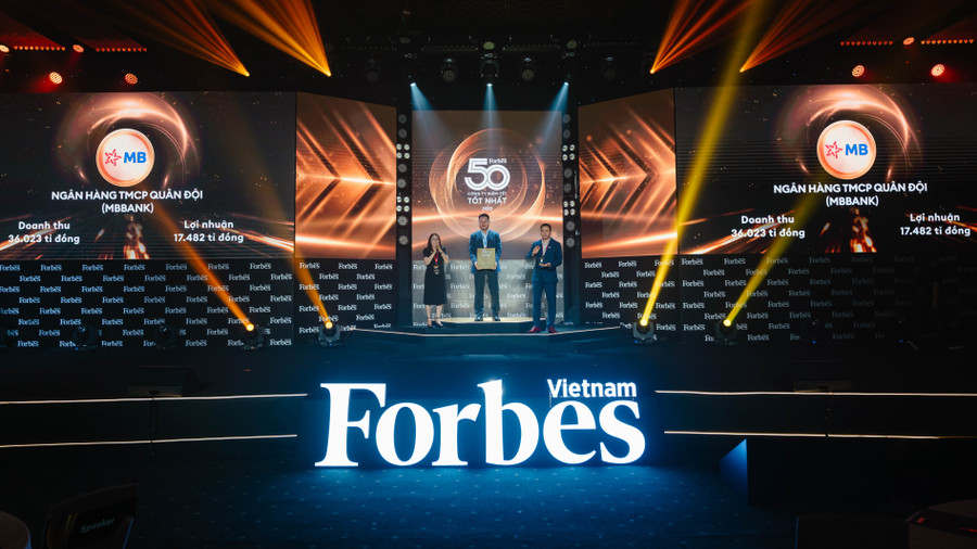 Đây là lần thứ 9 liên tiếp MB có mặt trong Top 50 công ty niêm yết tốt nhất Việt Nam 2022 (Forbes Việt Nam) Đây là lần thứ 9 liên tiếp MB có mặt trong Top 50 công ty niêm yết tốt nhất Việt Nam 2022 (Forbes Việt Nam)