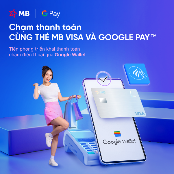 MB tiên phong triển khai thanh toán qua Google Pay. MB tiên phong triển khai thanh toán qua Google Pay.