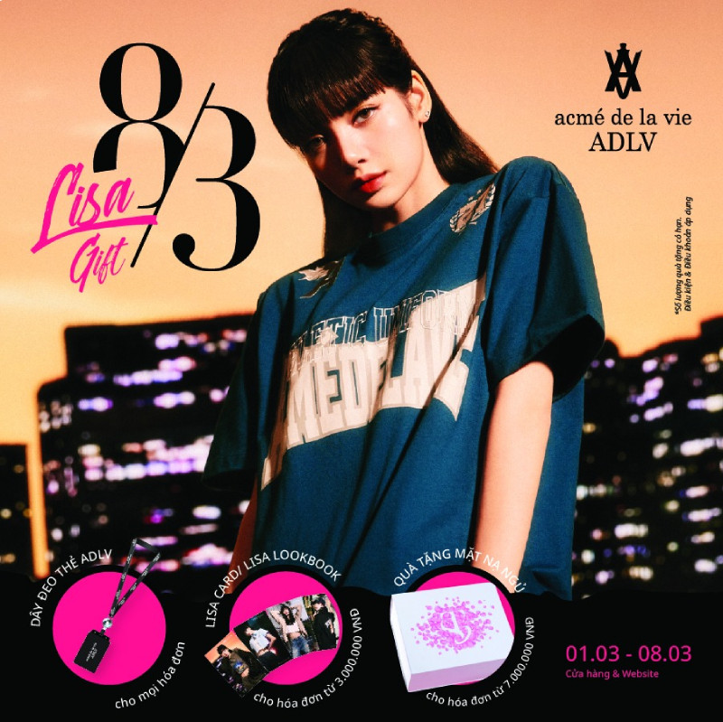 Quà từ idol Lisa – BlackPink khi mua sắm tại ADLV chắc chắn khiến nàng “xốn xang”