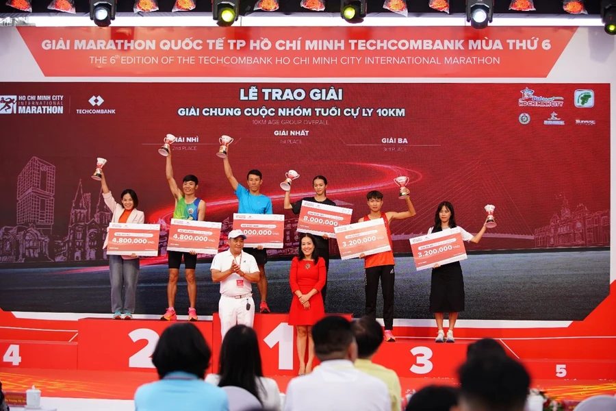  Giải Marathon Quốc tế Hồ Chí Minh Techcombank- Bước chạy vì một VN vượt trội