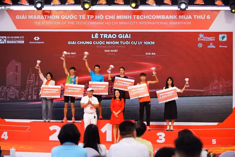  Giải Marathon Quốc tế Hồ Chí Minh Techcombank- Bước chạy vì một VN vượt trội