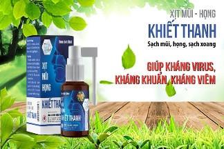 Xịt mũi họng Khiết Thanh giúp cải thiện triệu chứng sổ mũi, ngạt mũi hiệu quả. Xịt mũi họng Khiết Thanh giúp cải thiện triệu chứng sổ mũi, ngạt mũi hiệu quả.