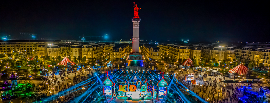 “Quận 2” – Midtown của Ocean City mang tinh thần lễ hội sầm uất, phồn hoa.