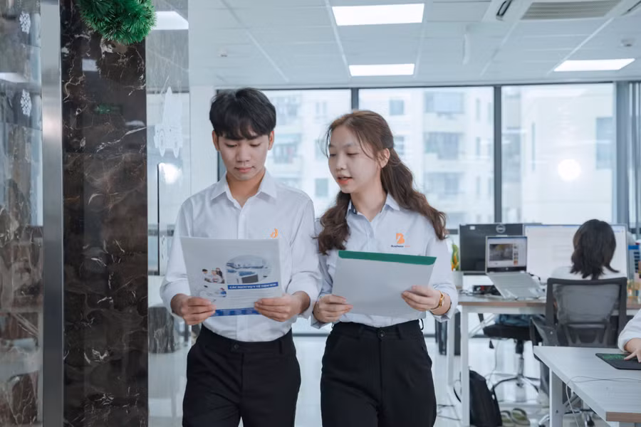 Năm thứ 2 học viên đã có thể đi làm tại các doanh nghiệp.