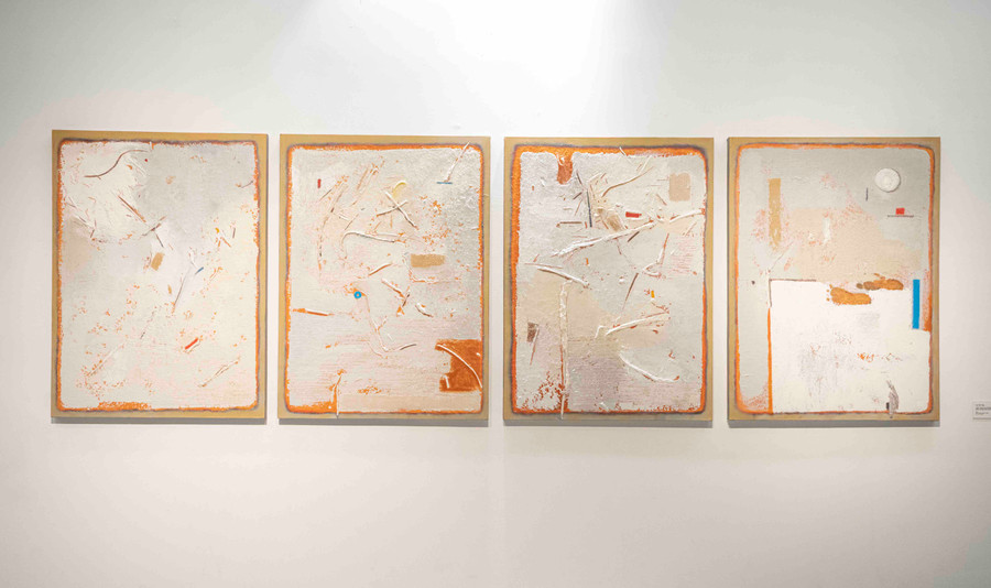 Tác phẩm Trước, Trong, Sau và Mãi mãi của Nghệ sĩ Cao Văn Thục.