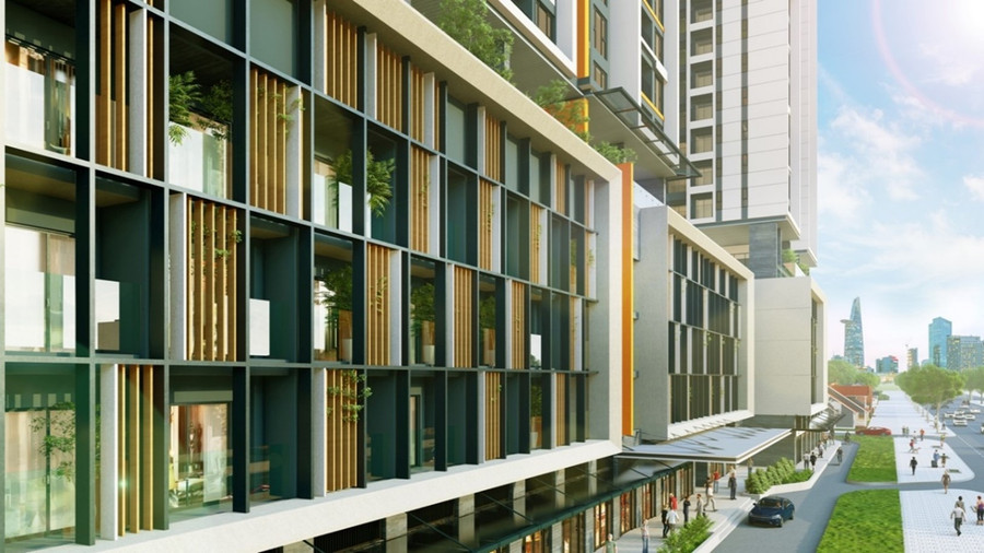 The Park Avenue có lối kiến trúc độc đáo, kết hợp tinh tế giữa sự thông minh và không gian xanh mát hiếm có nơi đại lộ trung tâm.