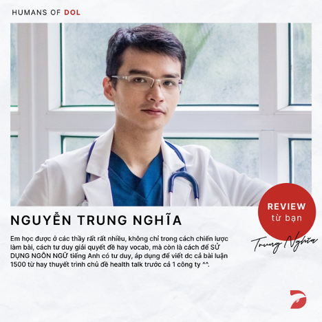 Bác sĩ Nguyễn Trung Nghĩa cũng đã áp dụng thành công Linearthinking và đạt 7.5 IELTS Bác sĩ Nguyễn Trung Nghĩa cũng đã áp dụng thành công Linearthinking và đạt 7.5 IELTS