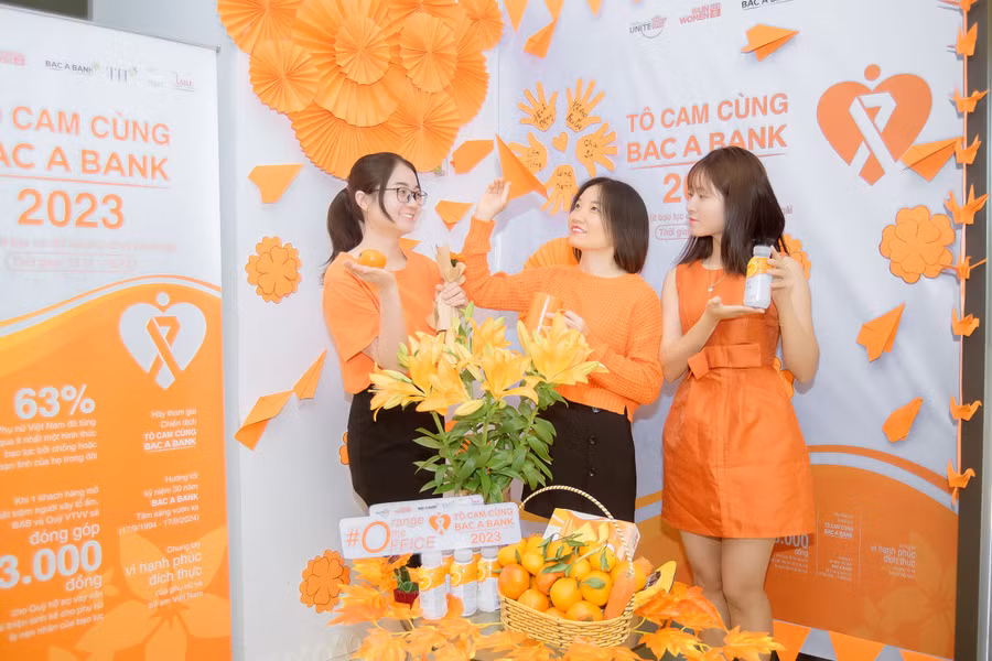  Góc Tô cam tại BAC A BANK Chi nhánh Vĩnh Phúc ảnh