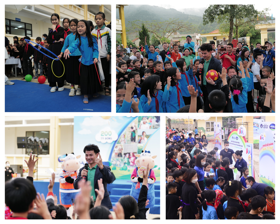 Tại sự kiện, các em nhỏ được giao lưu cùng NSƯT Xuân Bắc và tham gia nhiều các trò chơi do nhãn hàng sữa Vinamilk ADM đem đến. Tại sự kiện, các em nhỏ được giao lưu cùng NSƯT Xuân Bắc và tham gia nhiều các trò chơi do nhãn hàng sữa Vinamilk ADM đem đến.