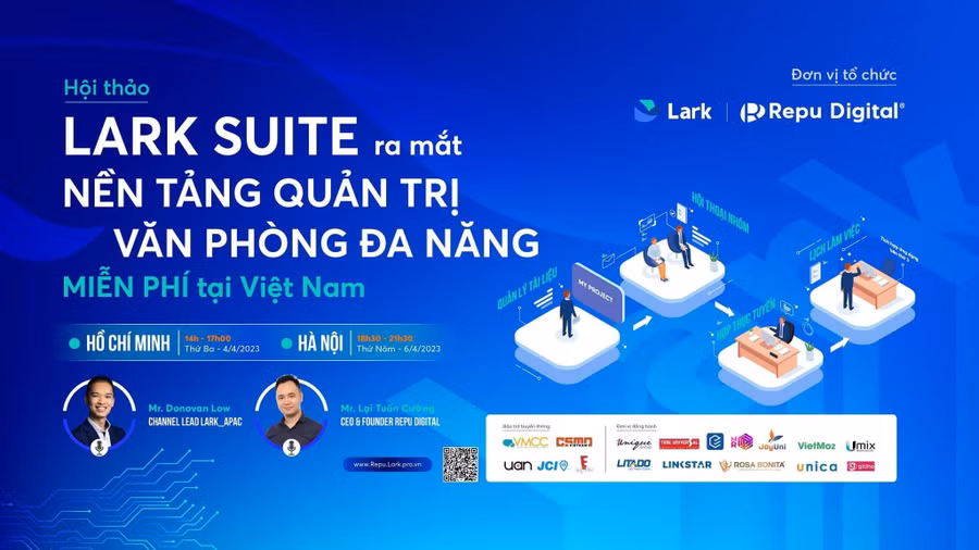Lark Suite lựa chọn Repu Digital là đối tác chính thức