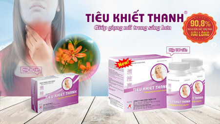 Cải thiện khàn giọng, mất tiếng hiệu quả nhờ Tiêu Khiết Thanh