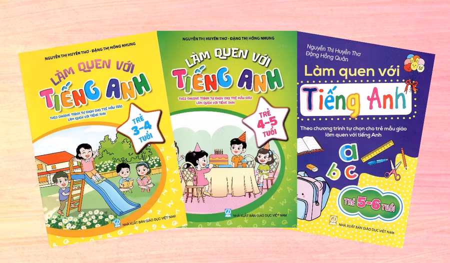 Giới thiệu bộ sách Làm quen tiếng Anh dành cho lứa tuổi mẫu giáo