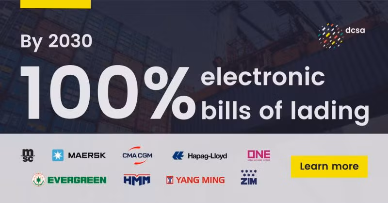 Vận đơn đường biển điện tử-Bước đột phá chuyển đổi số,tài trợ thương mại quốc tế