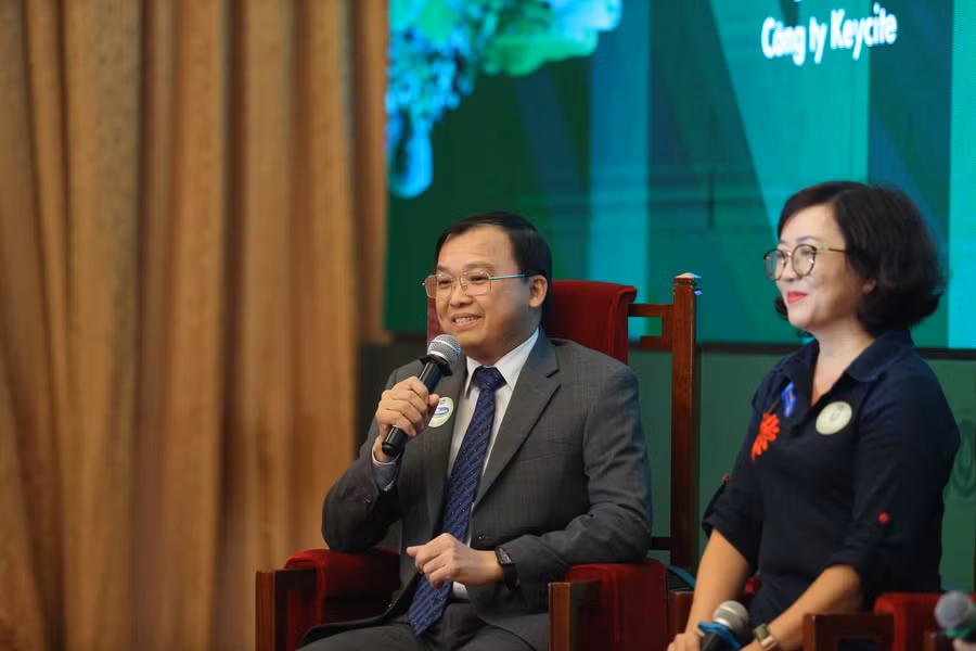 Ông Lê Thành Liêm – Giám đốc điều hành Tài chính Vinamilk, chia sẻ về thực tế triển khai các chiến lược phát triển bền vững tại Vinamilk.