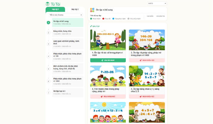 Hệ thống học liệu của Tú Tài bám sát Chương trình giáo dục phổ thông 2018. Hệ thống học liệu của Tú Tài bám sát Chương trình giáo dục phổ thông 2018.