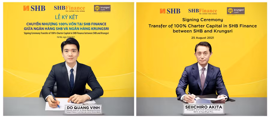 SHB ký kết bán 100% vốn tại SHB Finance cho đối tác Nhật Bản